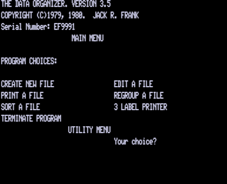 Screen shot